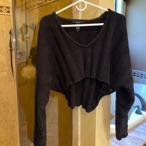 Cropped Black Sweater